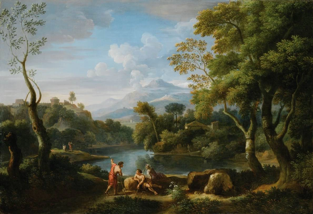 Paesaggio con figure